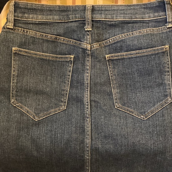 Arizona Jeans Denim Mini Skirt Patchwork Color Block Size 13 - Picture 2 of 8